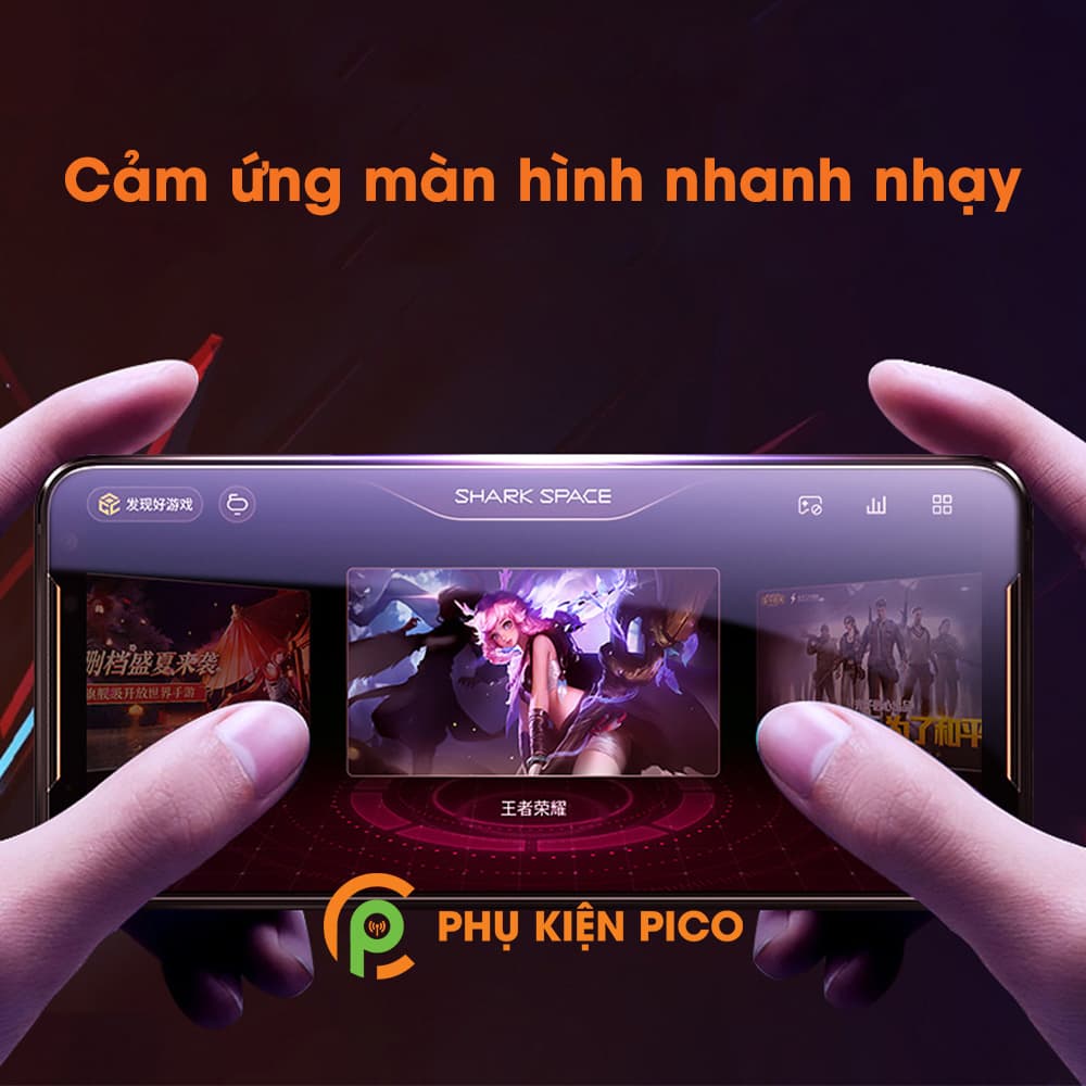 Kính cường lực Asus Rog phone 2018 full viền độ cứng 9H - 5