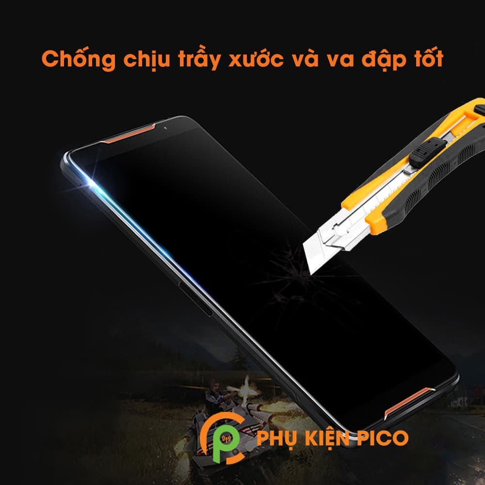 Kính cường lực Asus Rog phone 2018 full viền độ cứng 9H - 3