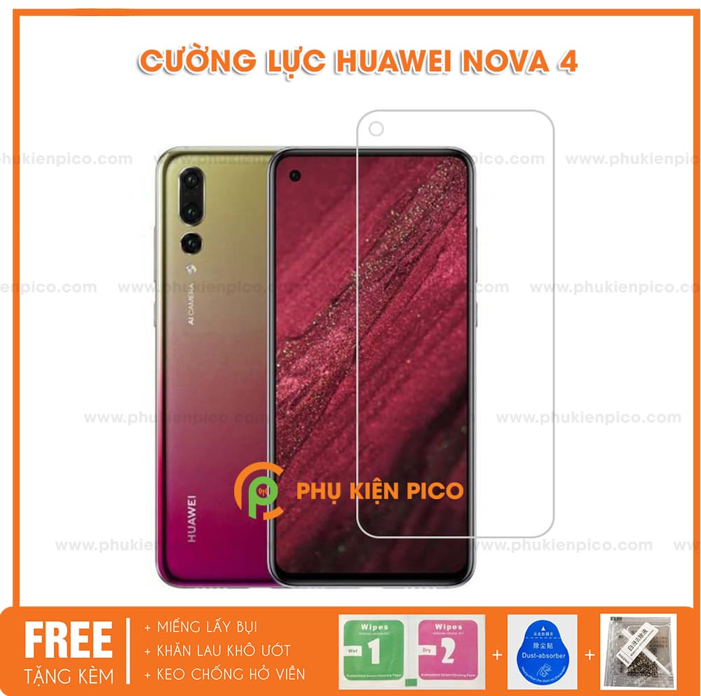 Kính cường lực Huawei Nova 4 full viền chắc chắn