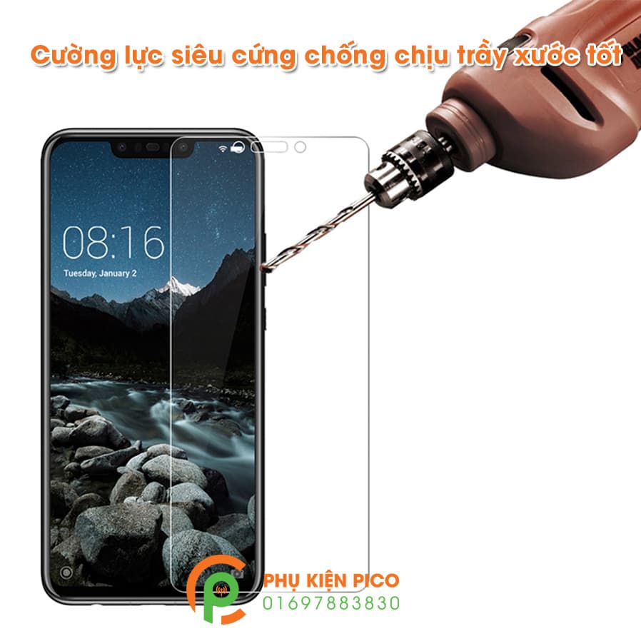 Cường lực Huawei Nova 3i 2018 trong suốt full keo màn - 2