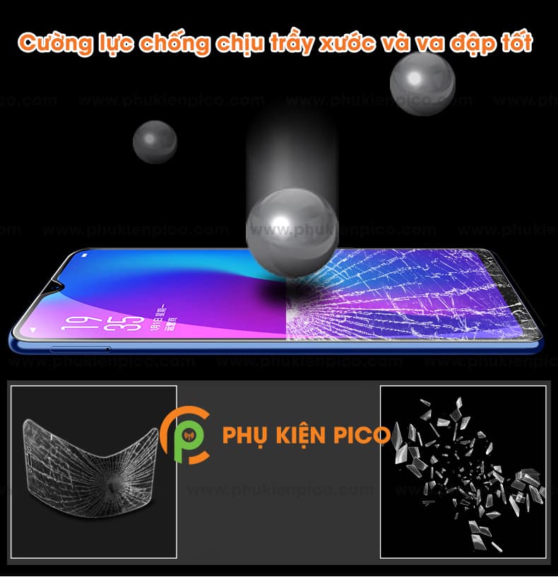 Kính cường lực Oppo A7 full viền độ cứng 9H - 5