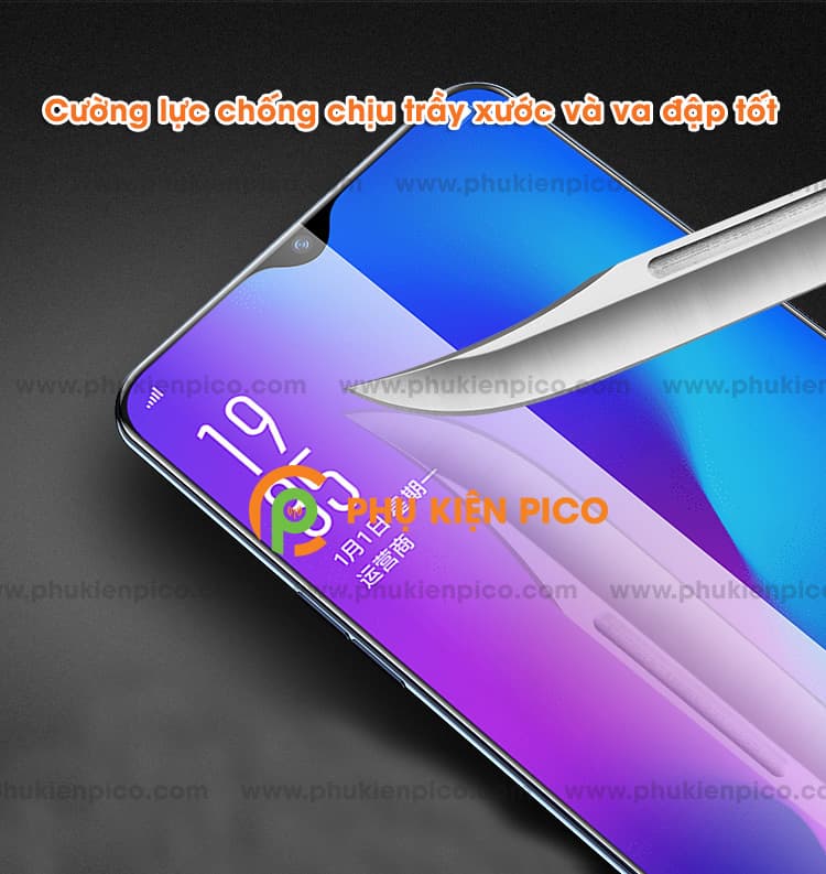 Kính cường lực Oppo R17 full viền đen siêu cứng - 8