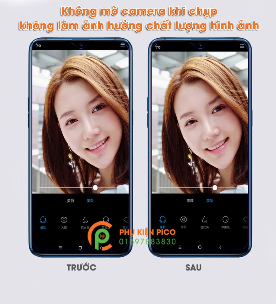 Dán camera Oppo A7 2018 chống xước bảo vệ camera - 4