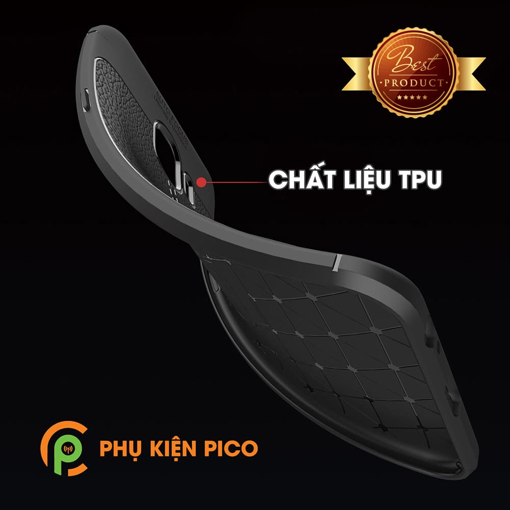 Ốp lưng Samsung Galaxy J4 2018 da mềm sang trọng màu xanh đen - 2