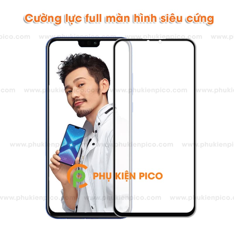 Kính cường lực Zenfone Max Pro M2 2018 full viền, độ cứng 9h - 2