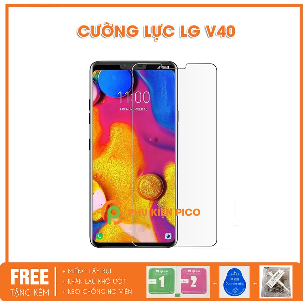 Kính cường lực LG V40 2018 full keo siêu cứng