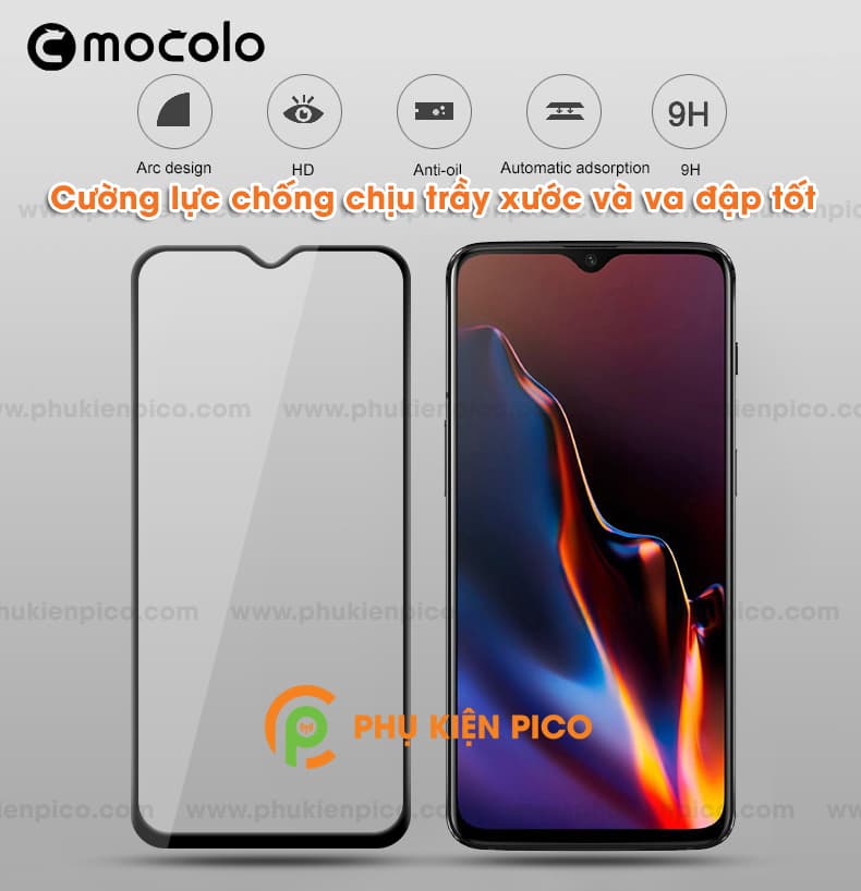 Kính cường lực Oneplus6T 2018 full viền chính hãng Mocolo - 4