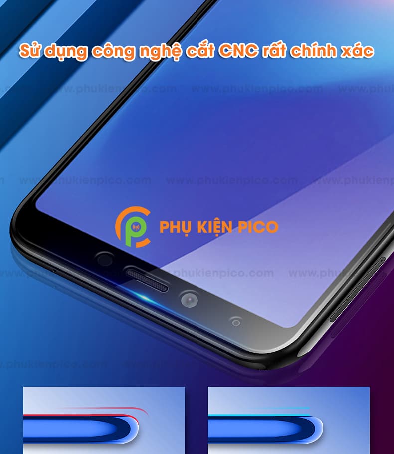 Kính cường lực Samsung Galaxy A6s full viền chính độ cứng 9H - 7