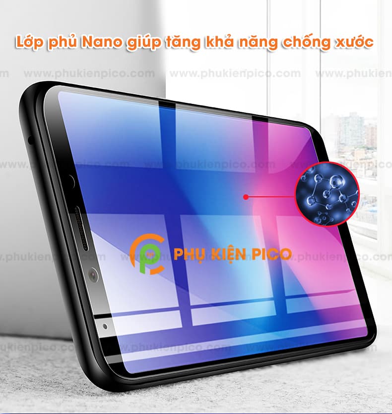 Kính cường lực Samsung Galaxy A6s full viền chính độ cứng 9H - 6