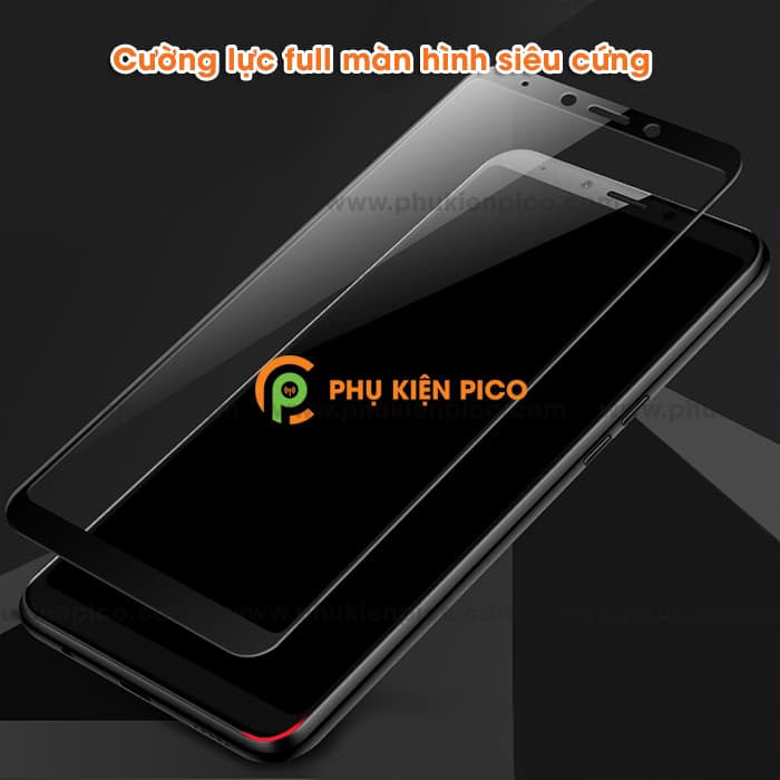 Kính cường lực Samsung Galaxy A6s full viền chính độ cứng 9H - 4
