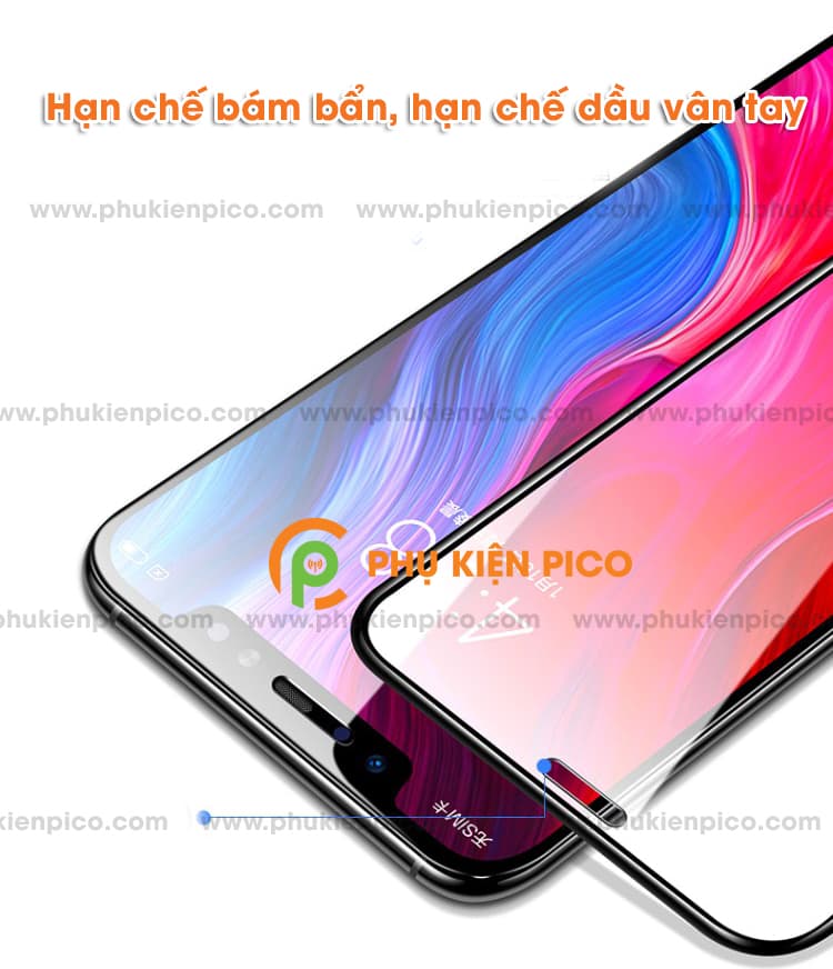 Kính cường lực Xiaomi Mi 8 2018 full viền độ cứng 9H - 8