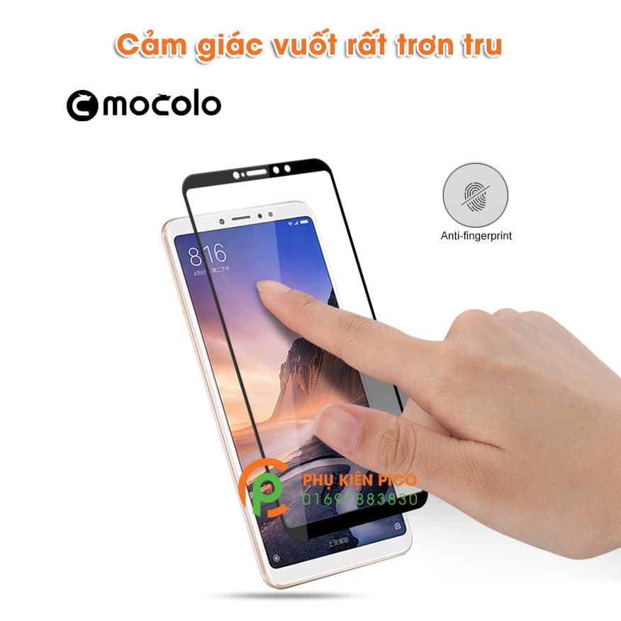 Kính cường lực Xiaomi Mi Max 3 full viền chính hãng Mocolo - 6