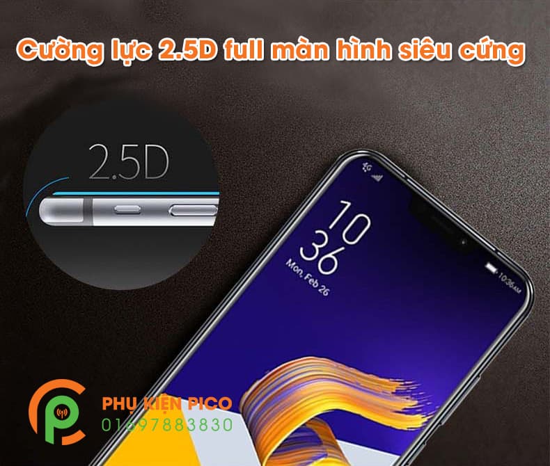 Kính cường lực Asus Zenfone 5Z 2018 full viền siêu mỏng - 2