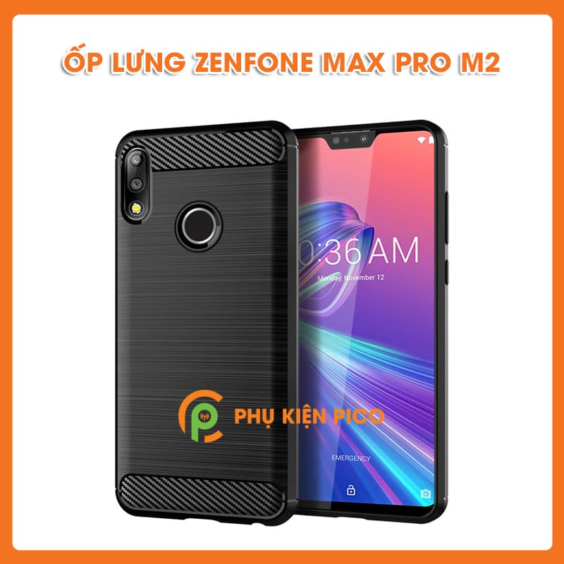 Ốp lưng Zenfone Max Pro M2 siêu bền chống sốc bảo vệ camera - 2