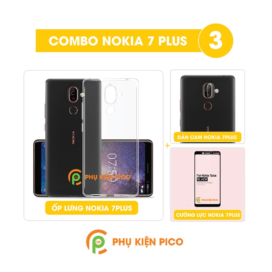 Combo 3 sản phẩm Nokia 7 Plus 2018