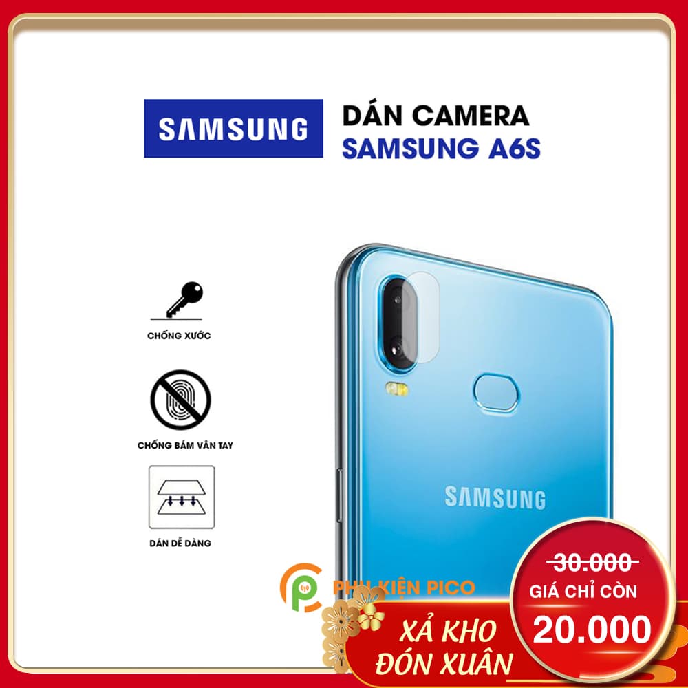 Dán cường lực Camera Samsung Galaxy A6s chống xước bảo vệ camera