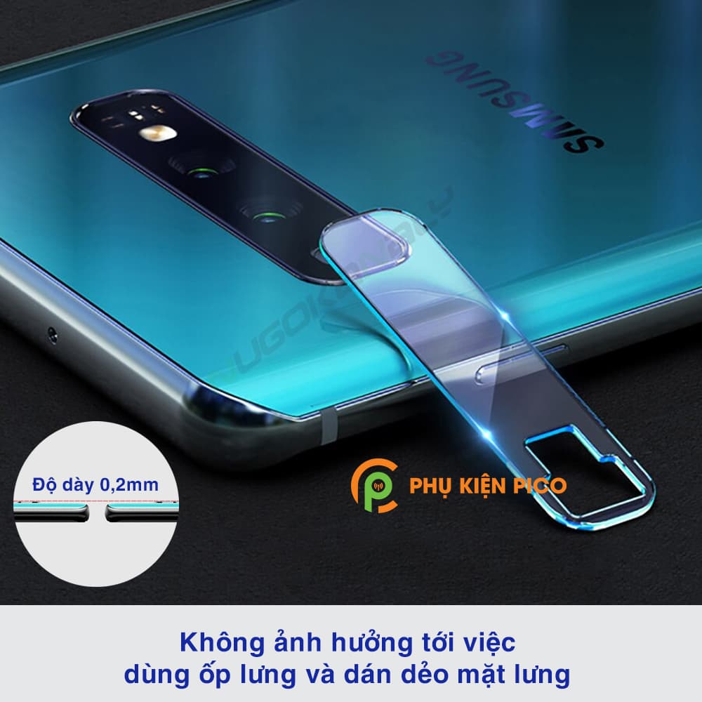 Miếng dán cường lực camera Samsung Galaxy S10 Plus - 5