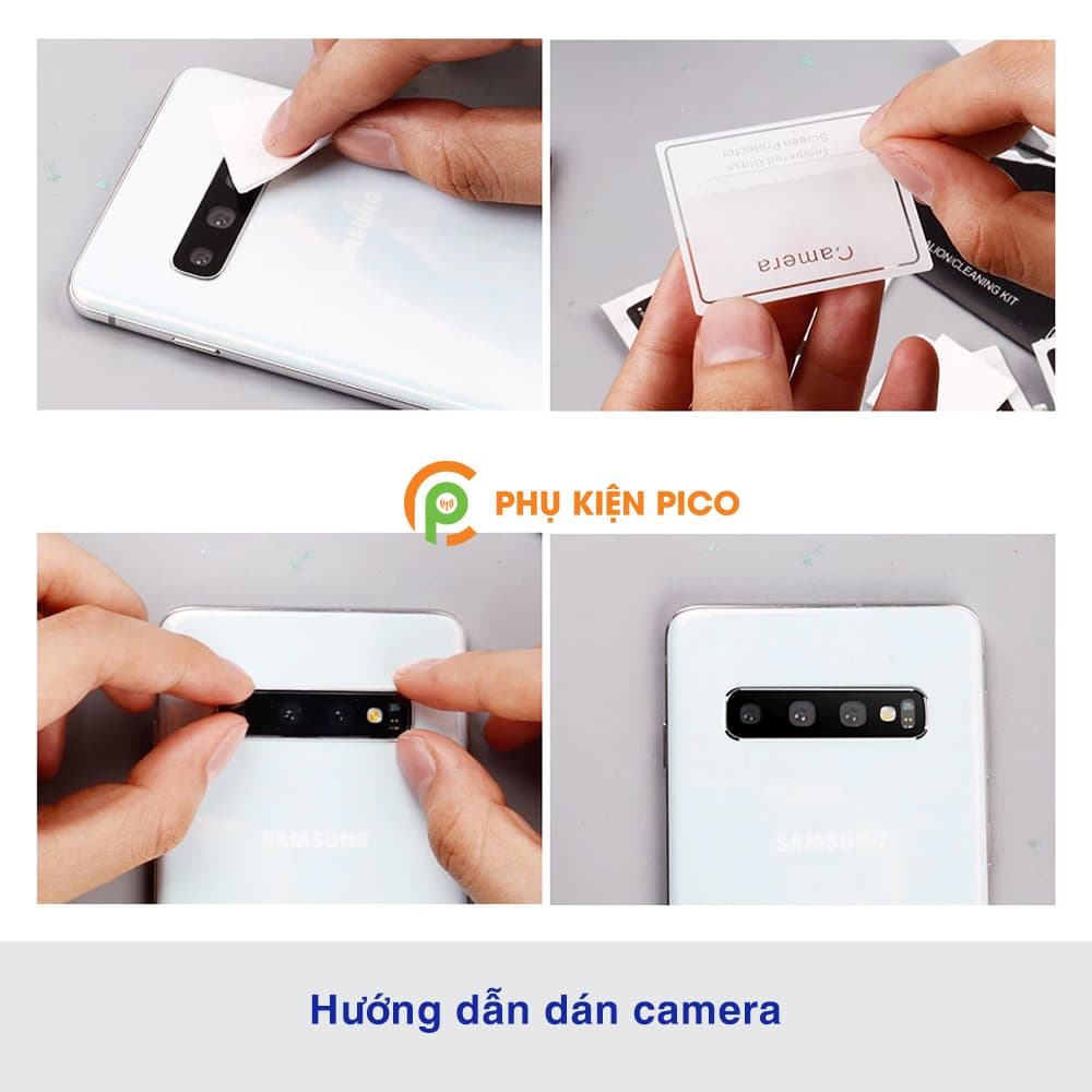 Miếng dán cường lực camera Samsung Galaxy S10 Plus - 7