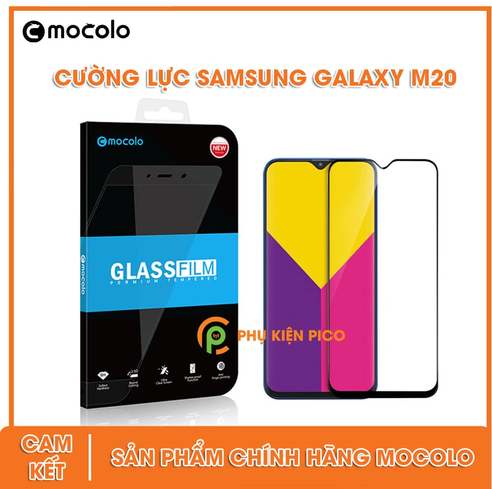 Miếng dán kính cường lực Samsung Galaxy M20 chính hãng Mocolo