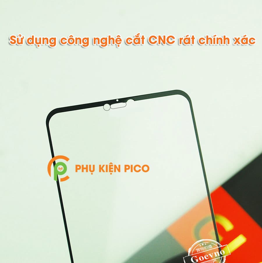 Miếng dán kính cường lực xiaomi mi 8 lite (youth edition) full viền chính hãng Goevno - 6