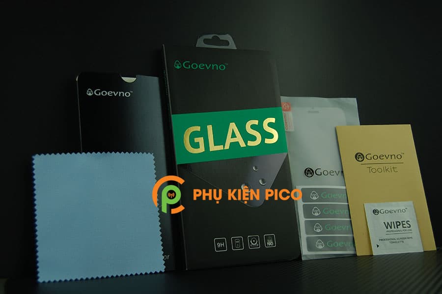Miếng dán kính cường lực xiaomi mi 8 lite (youth edition) full viền chính hãng Goevno - 3