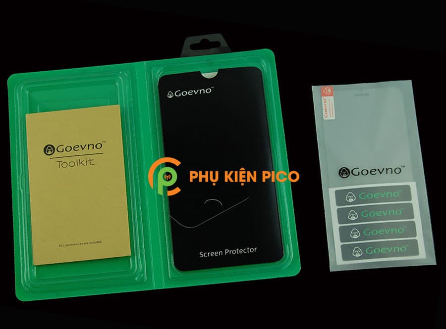 Miếng dán kính cường lực xiaomi mi 8 lite (youth edition) full viền chính hãng Goevno - 2