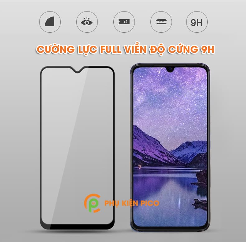 Miếng dán kính cường lực Xiaomi Mi 9 full viền độ cứng 9H - 2