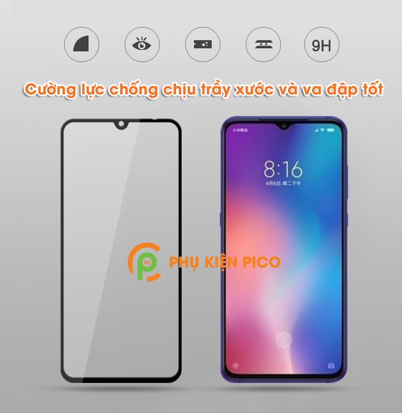 kính cường lực Xiaomi Mi 9SE full viền chính hãng Mocolo - 4