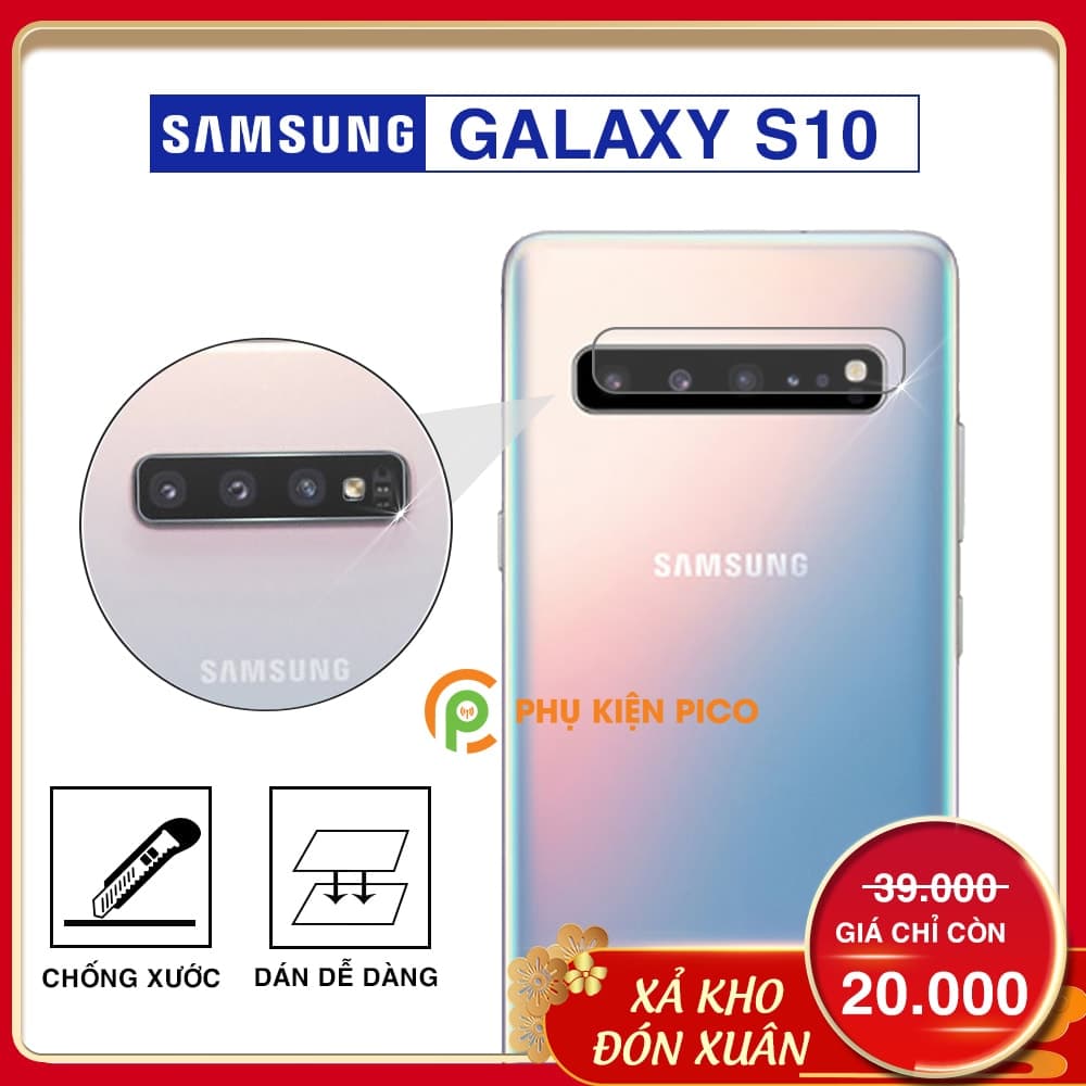 Miếng dán cường lực camera Samsung Galaxy S10