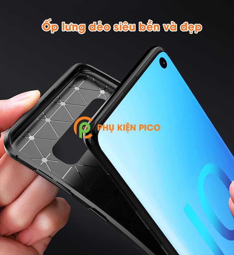 Ốp lưng da Samsung Galaxy S10 chống sốc toàn diện - 8