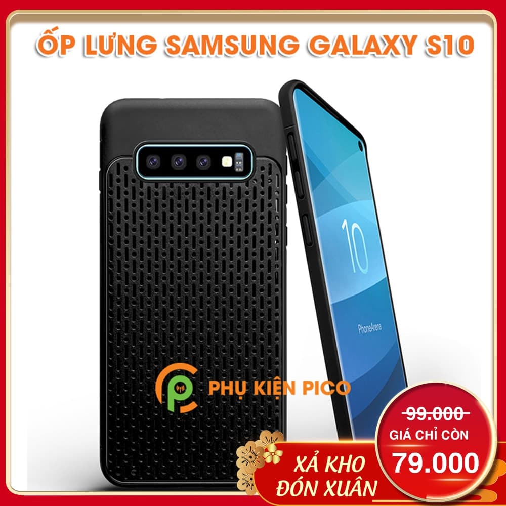 Ốp lưng Samsung Galaxy S10 siêu bền tản nhiệt chống sốc