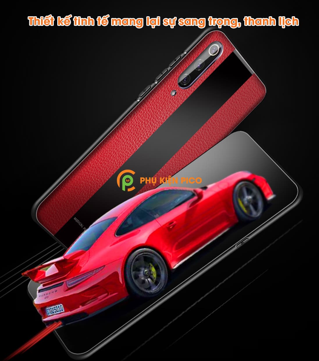 Ốp lưng Xiaomi Mi 9 da mềm sang trọng - 7