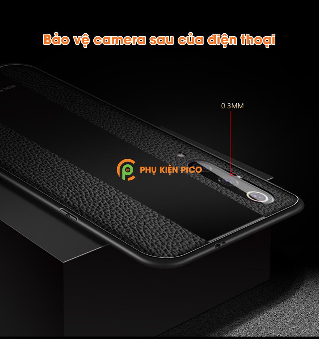 Ốp lưng Xiaomi Mi 9 da mềm sang trọng - 4