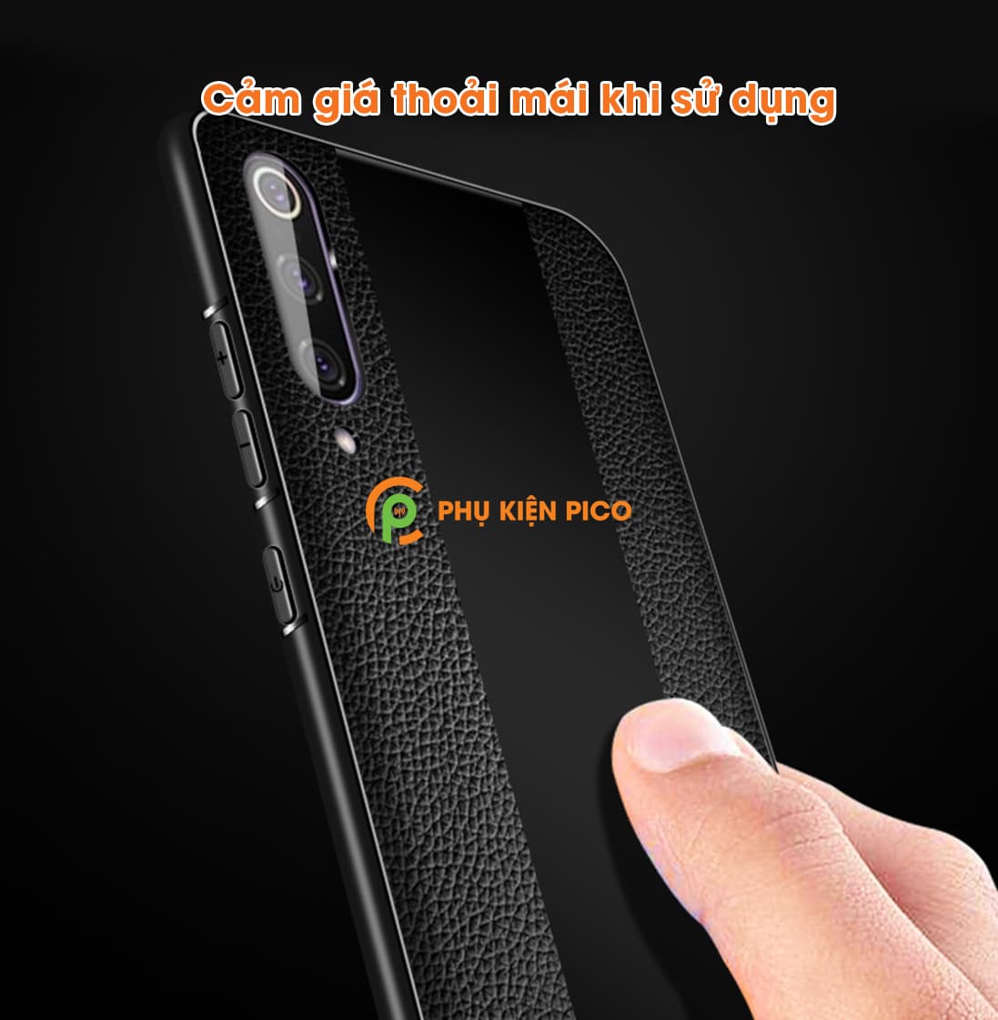 Ốp lưng Xiaomi Mi 9 da mềm sang trọng - 3