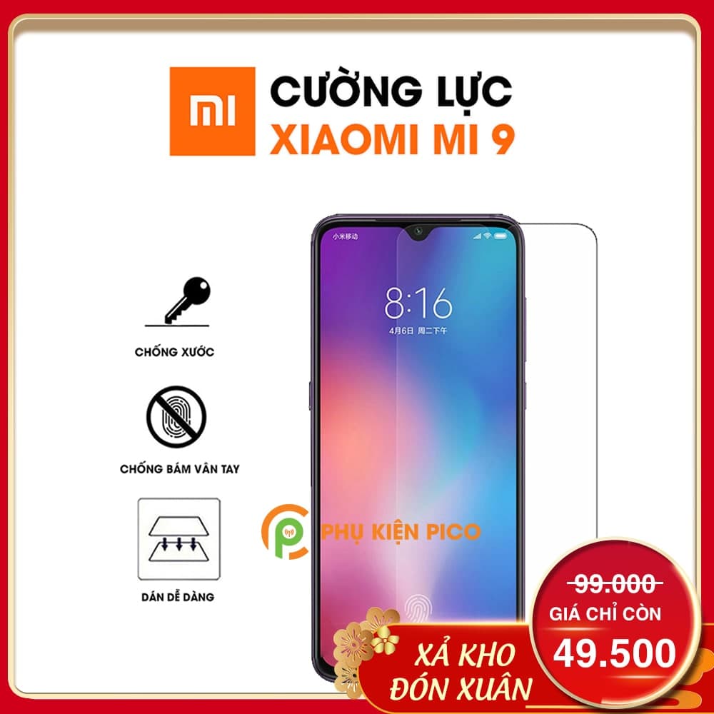 Kính cường lực Xiaomi Mi 9 full keo màn hình siêu cứng