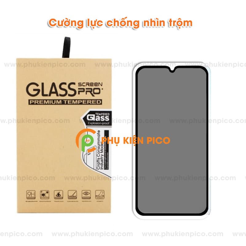 Kính cường lực Xiaomi Mi 9 full màn hình chống nhìn trộm - 2