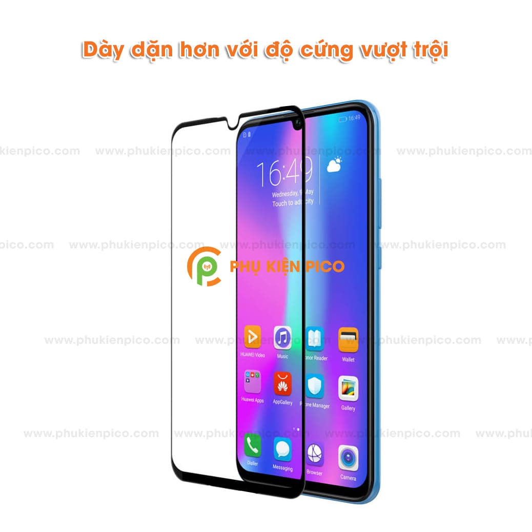 Kính cường lực Huawei Honor 10 Lite full viền độ cứng 9H - 2