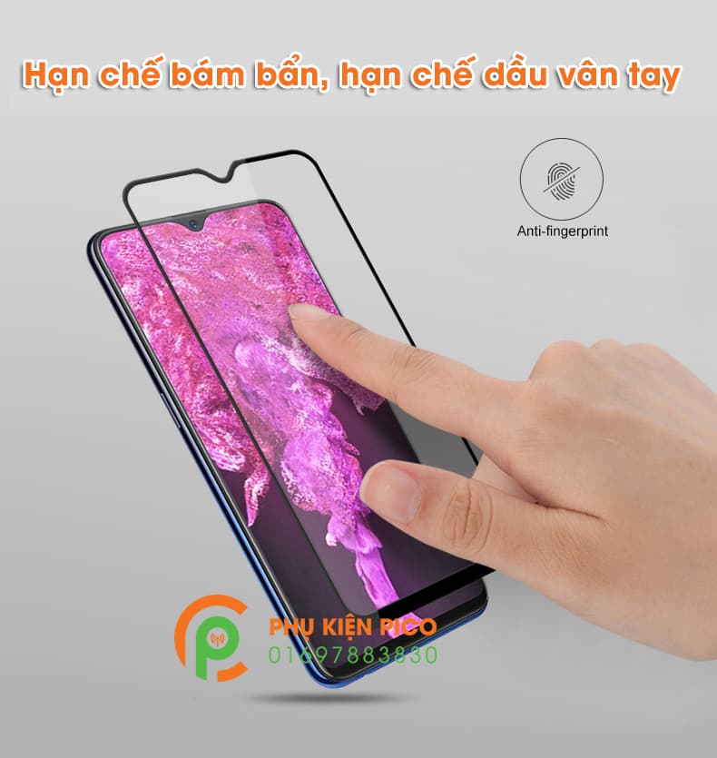 Kính cường lực Samsung Galaxy A50 bản mới viền mỏng nguyên hộp - 2