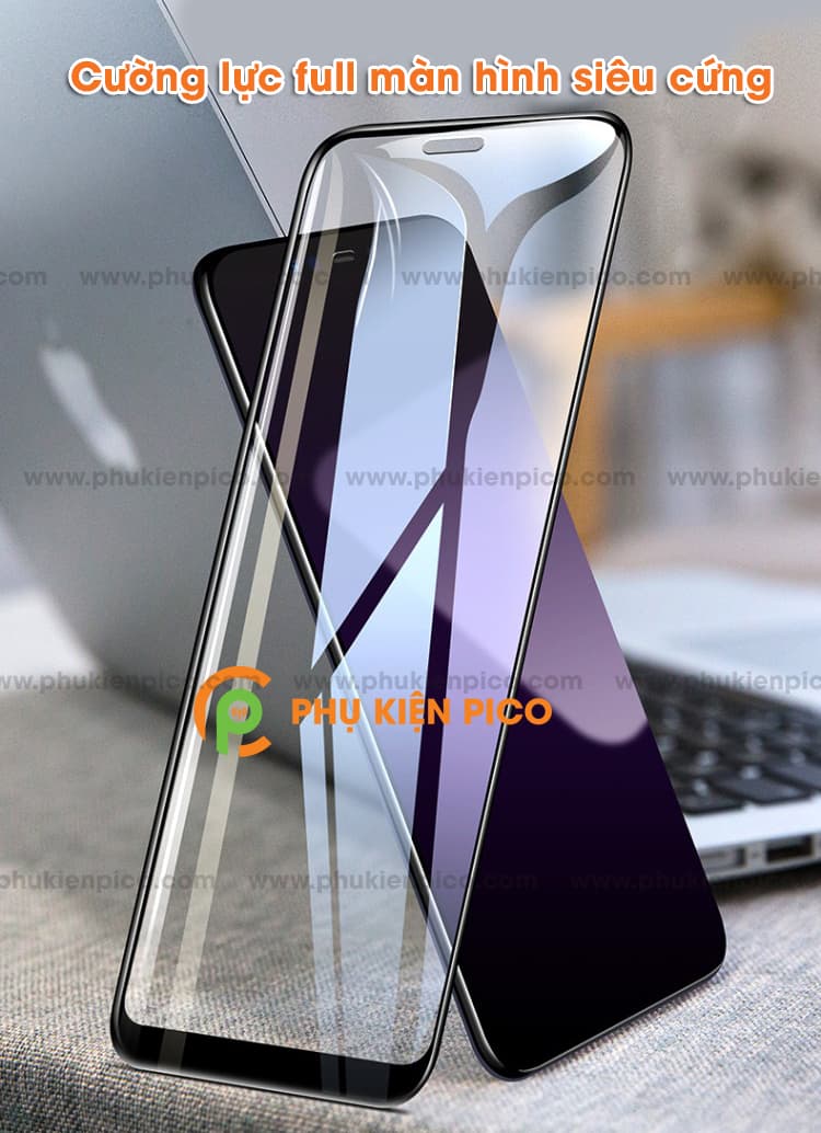 Kính cường lực Vsmart Joy 1+ full viền độ cứng 9H - 4