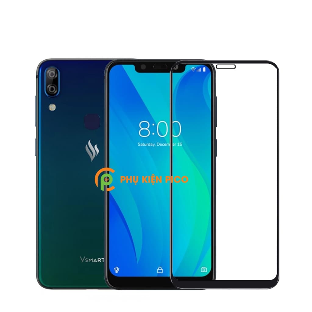 Kính cường lực Vsmart Joy 1+ full viền độ cứng 9H - 2