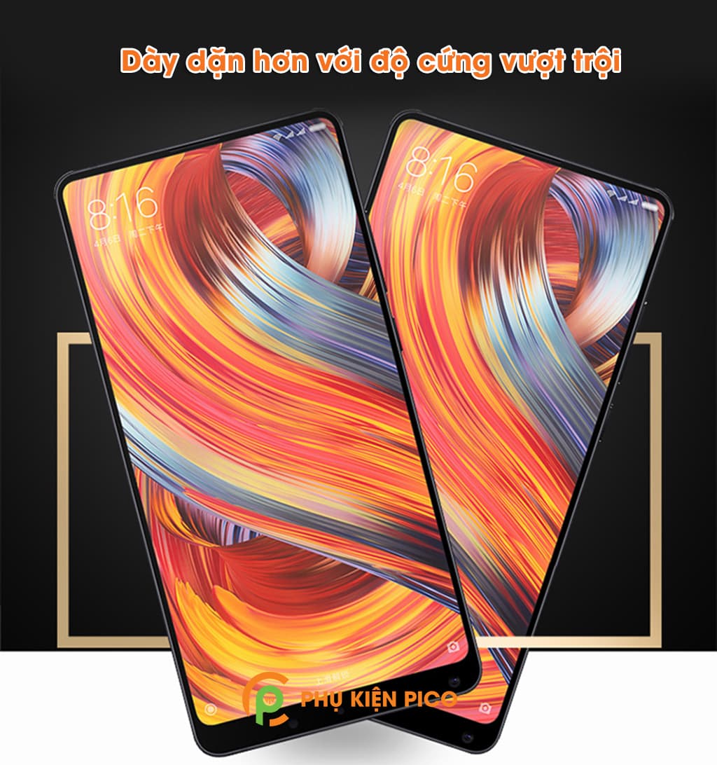 Cường lực Xiaomi Mi Mix 2 full viền độ cứng 9H - 9