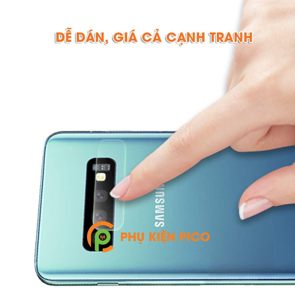 Combo dán màn hình, dán lưng và dán camera Samsung Galaxy S10 - 9
