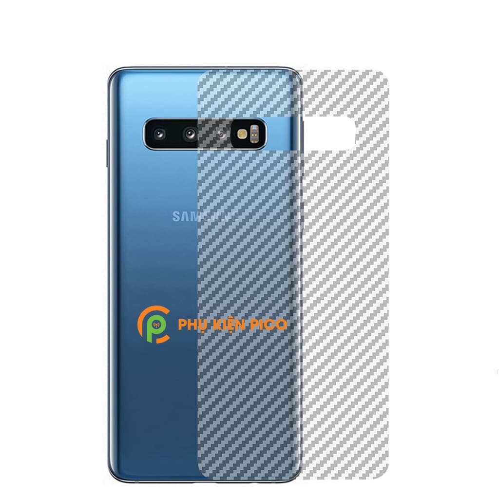 Dán Mặt Sau Lưng Carbon 3D Samsung Galaxy S10 - 8