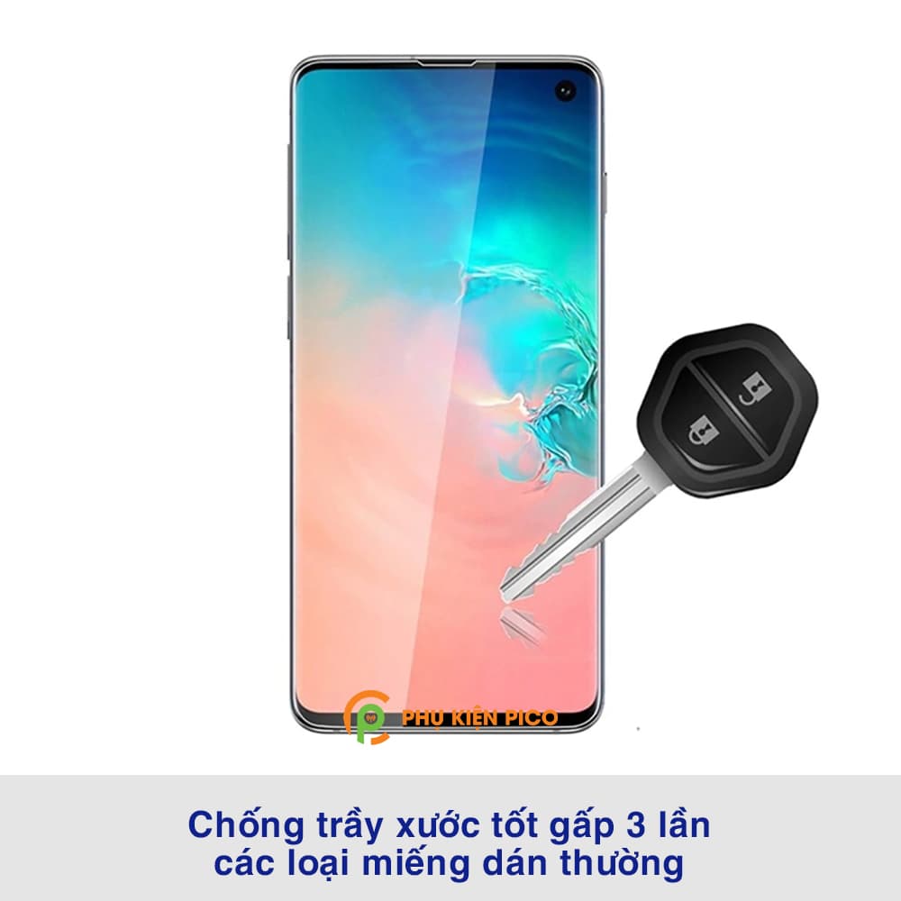 Dán màn hình Samsung S10 full màn dẻo trong suốt PPF tự phục hồi vết xước - 2