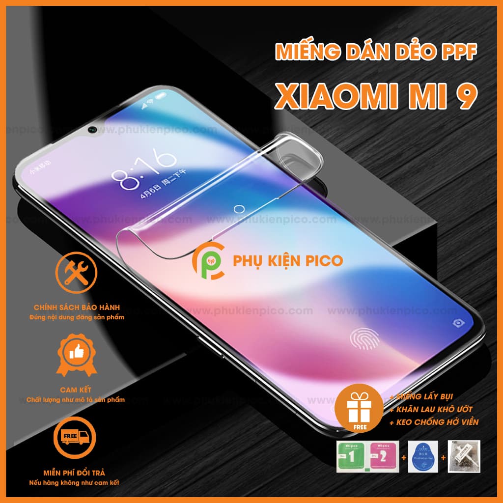Miếng dán màn hình cao cấp PPF dành cho Xiaomi Mi 9
