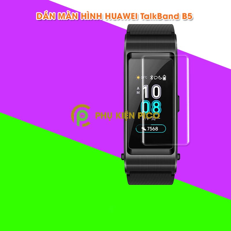Miếng dán dẻo đồng hồ Huawei Talkband B5 chống xước chống bụi bẩn - 2