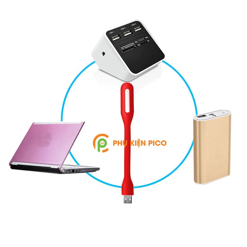 Đèn LED siêu sáng cổng USB biến thành đèn học, đèn làm việc cực tiện lợi - 11