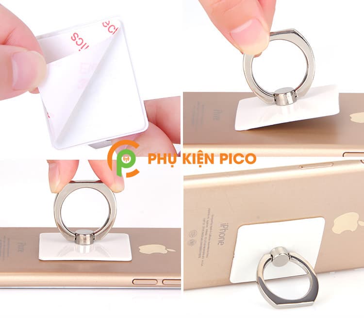 Iring giá đỡ điện thoại đa năng hình chiếc nhẫn cực chất siêu bám dính - 11