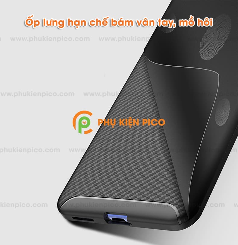 Ốp lưng Vivo V15 vân carbon siêu bền chống sốc toàn diện - 7