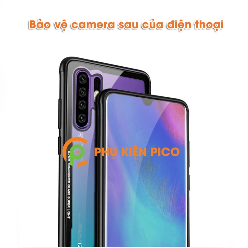 Ốp lưng Huawei P30 chống sốc mặt lựng trong suốt - 9